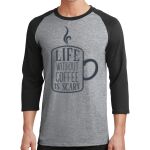 Core Blend 3/4 Sleeve Raglan Tee Thumbnail