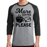 Core Blend 3/4 Sleeve Raglan Tee Thumbnail
