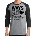 Core Blend 3/4 Sleeve Raglan Tee Thumbnail