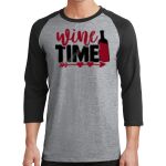 Core Blend 3/4 Sleeve Raglan Tee Thumbnail