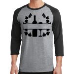 Core Blend 3/4 Sleeve Raglan Tee Thumbnail