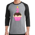 Core Blend 3/4 Sleeve Raglan Tee Thumbnail