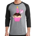 Core Blend 3/4 Sleeve Raglan Tee Thumbnail