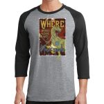 Core Blend 3/4 Sleeve Raglan Tee Thumbnail
