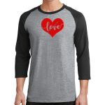 Core Blend 3/4 Sleeve Raglan Tee Thumbnail