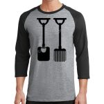 Core Blend 3/4 Sleeve Raglan Tee Thumbnail