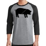 Core Blend 3/4 Sleeve Raglan Tee Thumbnail