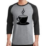 Core Blend 3/4 Sleeve Raglan Tee Thumbnail