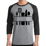 Core Blend 3/4 Sleeve Raglan Tee Thumbnail