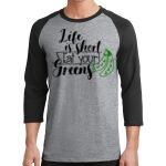 Core Blend 3/4 Sleeve Raglan Tee Thumbnail