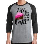 Core Blend 3/4 Sleeve Raglan Tee Thumbnail