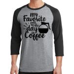 Core Blend 3/4 Sleeve Raglan Tee Thumbnail