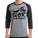 Core Blend 3/4 Sleeve Raglan Tee Thumbnail