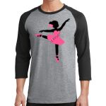 Core Blend 3/4 Sleeve Raglan Tee Thumbnail