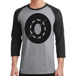 Core Blend 3/4 Sleeve Raglan Tee Thumbnail