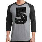 Core Blend 3/4 Sleeve Raglan Tee Thumbnail