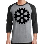 Core Blend 3/4 Sleeve Raglan Tee Thumbnail