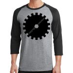 Core Blend 3/4 Sleeve Raglan Tee Thumbnail