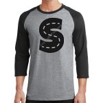 Core Blend 3/4 Sleeve Raglan Tee Thumbnail