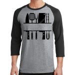 Core Blend 3/4 Sleeve Raglan Tee Thumbnail