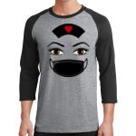 Core Blend 3/4 Sleeve Raglan Tee Thumbnail