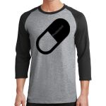 Core Blend 3/4 Sleeve Raglan Tee Thumbnail