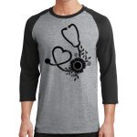 Core Blend 3/4 Sleeve Raglan Tee Thumbnail