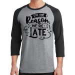 Core Blend 3/4 Sleeve Raglan Tee Thumbnail