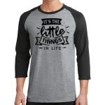 Core Blend 3/4 Sleeve Raglan Tee Thumbnail