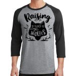 Core Blend 3/4 Sleeve Raglan Tee Thumbnail