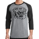 Core Blend 3/4 Sleeve Raglan Tee Thumbnail