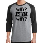 Core Blend 3/4 Sleeve Raglan Tee Thumbnail