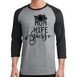 Core Blend 3/4 Sleeve Raglan Tee Thumbnail