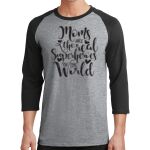 Core Blend 3/4 Sleeve Raglan Tee Thumbnail