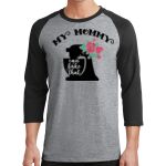 Core Blend 3/4 Sleeve Raglan Tee Thumbnail