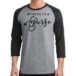 Core Blend 3/4 Sleeve Raglan Tee Thumbnail