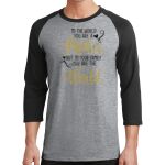 Core Blend 3/4 Sleeve Raglan Tee Thumbnail