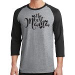 Core Blend 3/4 Sleeve Raglan Tee Thumbnail