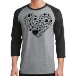 Core Blend 3/4 Sleeve Raglan Tee Thumbnail