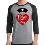 Core Blend 3/4 Sleeve Raglan Tee Thumbnail