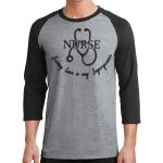 Core Blend 3/4 Sleeve Raglan Tee Thumbnail