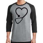 Core Blend 3/4 Sleeve Raglan Tee Thumbnail