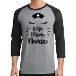 Core Blend 3/4 Sleeve Raglan Tee Thumbnail