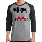 Core Blend 3/4 Sleeve Raglan Tee Thumbnail
