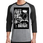 Core Blend 3/4 Sleeve Raglan Tee Thumbnail