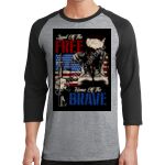 Core Blend 3/4 Sleeve Raglan Tee Thumbnail