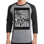 Core Blend 3/4 Sleeve Raglan Tee Thumbnail