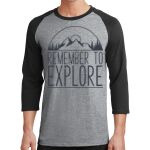 Core Blend 3/4 Sleeve Raglan Tee Thumbnail