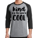 Core Blend 3/4 Sleeve Raglan Tee Thumbnail