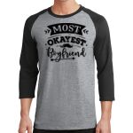 Core Blend 3/4 Sleeve Raglan Tee Thumbnail